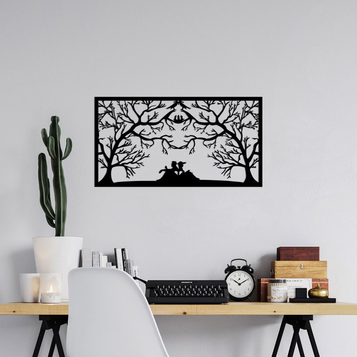 Wallity Bird'S Nest Lovers - 499 Accesorio de Pared de Metal Negro Wallity Bird'S Nest Lovers - 499 Accesorio de Pared de Metal Negro